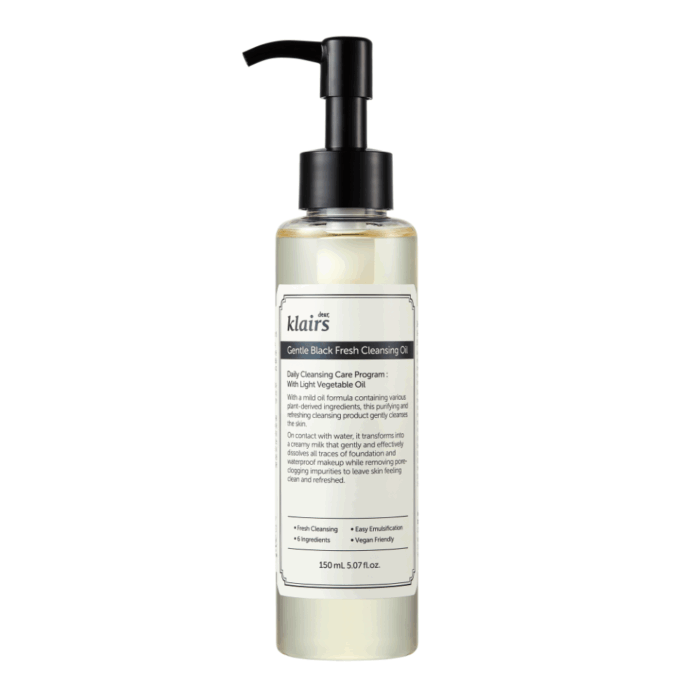 Gentle Black Fresh Cleansing Oil (150ml)