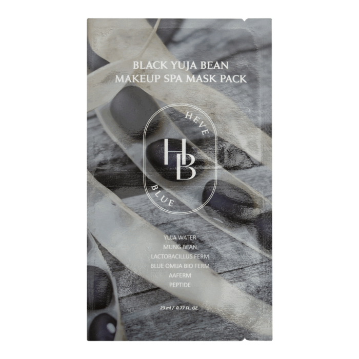 Black Yuja Bean Makeup Spa Mask Pack - 1pc (23ml)