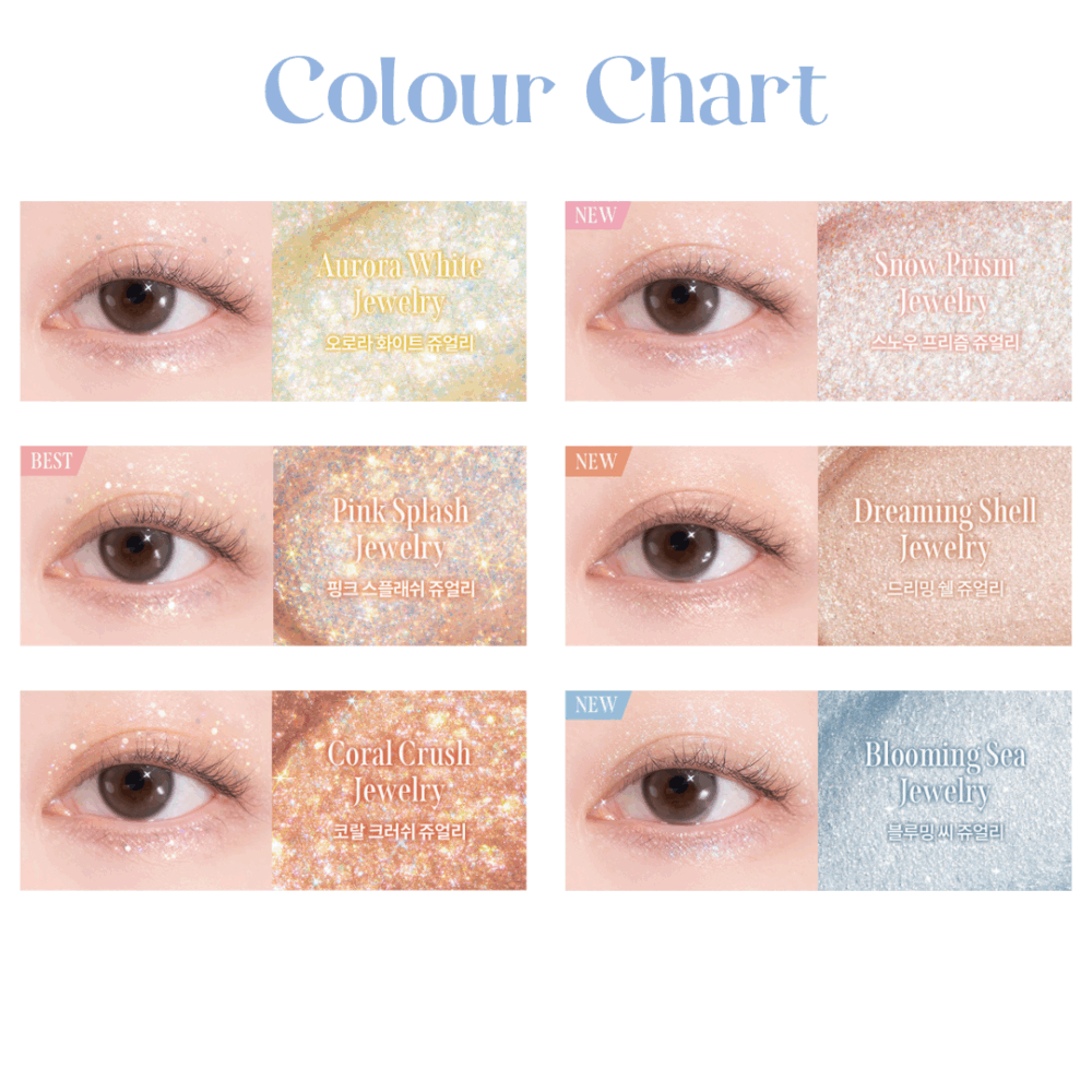 Fairy Jewel Eye Glitter - 6 Colours (7g) - Image 3