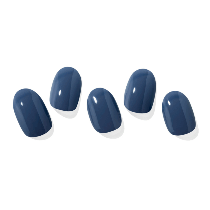 Semi-Cured Gel Nail Strips - N Cream Indigo (30pcs)