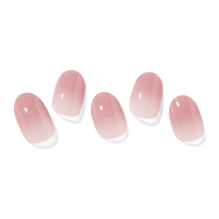 Semi-Cured Gel Nail Strips - N Milk Rose (30pcs)