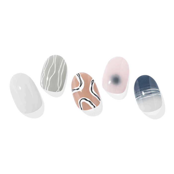 Semi-Cured Gel Nail Strips - N Weaving (30pcs)