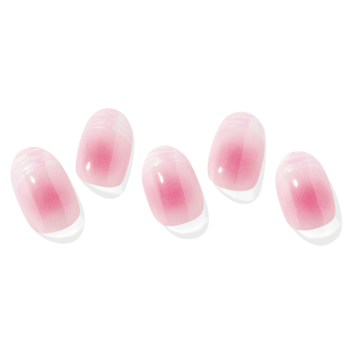 Semi-Cured Gel Nail - N Aurora French (30pcs)