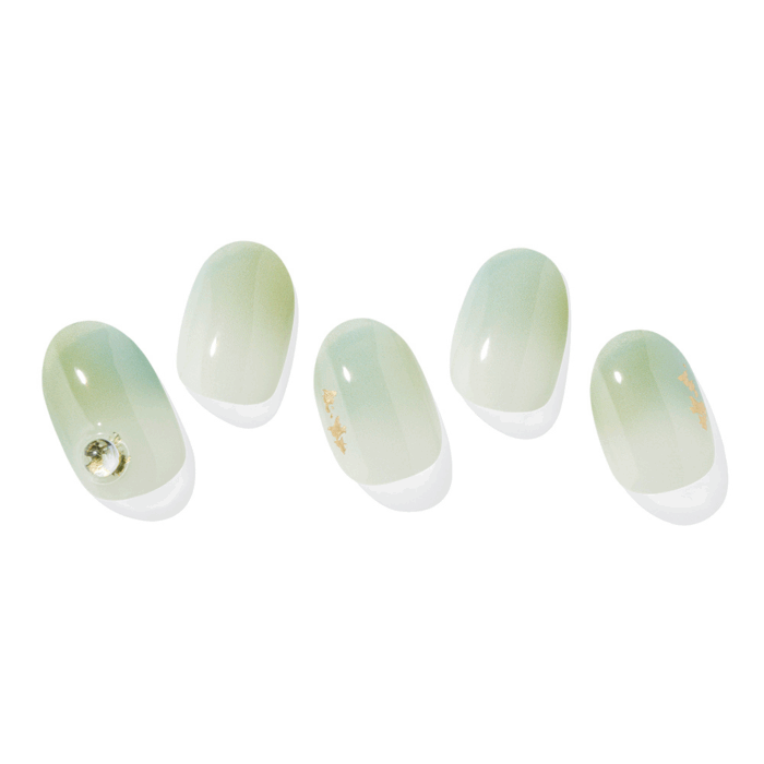 Semi-Cured Gel Nail - N Golden Matcha (30pcs)